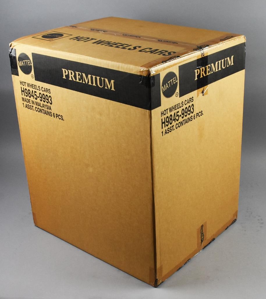 Hot Wheels Premium 2005 Factory Set-Sealed Shipping Box: Hot Wheels Premium 2005 Factory Set-Sealed Shipping Box. Per the note outside box, every car released in 2005.?From the home of the largest toy collector on the west coast. New Old Stock.