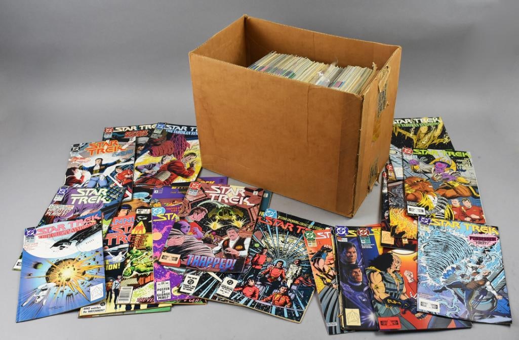 FULL Unsorted Box, DC Star Trek Comic Books (1 of 4)