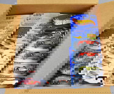 (85) 2000-01 Hot Wheels Basic Blue Card Asmt-Carded-NOS: Lot is 85 2000-01 Hot Wheels Basic Blue Card Assortment-Carded-NOS. Appear to be all race cars. From the home of the largest toy collector on the west coast.