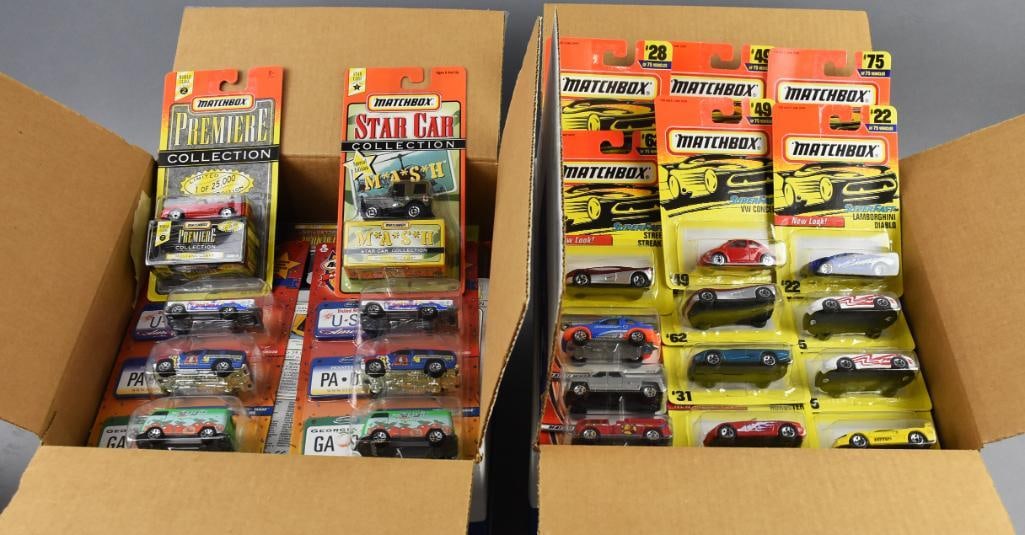 Approx 100 1990s-2000s Matchbox Assorted, Carded - NOS (1 of 5)