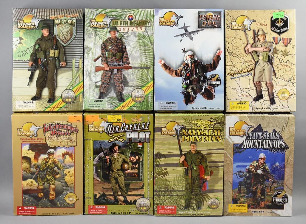 (8) Ultimate Soldier Action Figures, Mint in Box, NOS (1 of 5)