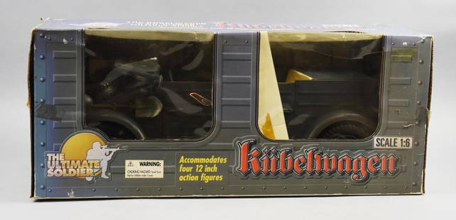 Ultimate Soldier Kubelwagon, German WWII Vehicle, Boxed: Very cool German WWII vehicle, Kubelwagon at 1:6 scale. Comes in the original box.