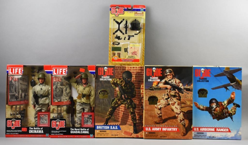 (6) 1996 & 2002 GI Joe Classic Collection, Life Mag - NOS (1 of 3)