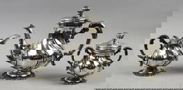 Vintage Industria Peruana Sterling 925 Plata Tea Set