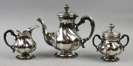 Vintage Industria Peruana Sterling 925 Plata Tea Set