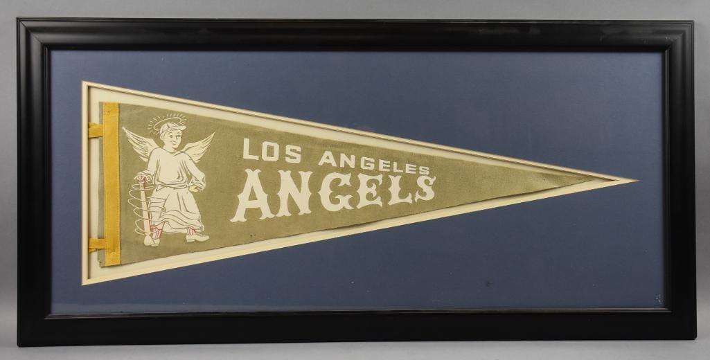 Pre 1965 Los Angeles Angels (Anaheim) Framed Pennant (1 of 3)