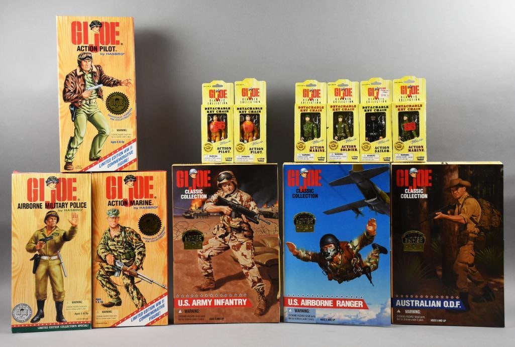 1995-96, 98 GI Joe Lt Ed-Classic Collection-Key Chains-NOS (1 of 4)