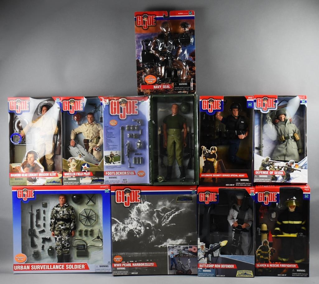 (10) 2000-03 GI Joe Action Figures w/ Accessories-Mint-NOS (1 of 2)