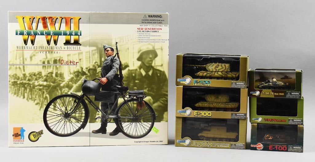 (7) Dragon Models WWII Vehicles/Action Fig Mint - NOS (1 of 3)
