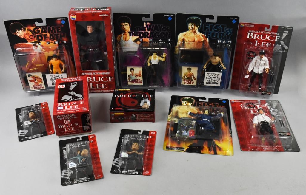 (14) 1983, 1998 Bruce Lee Action Figures, Mint - NOS (1 of 6)