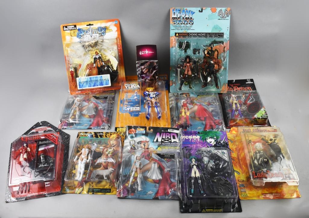 (12) Assorted Women Action Figures, Carded - NOS (1 of 3)