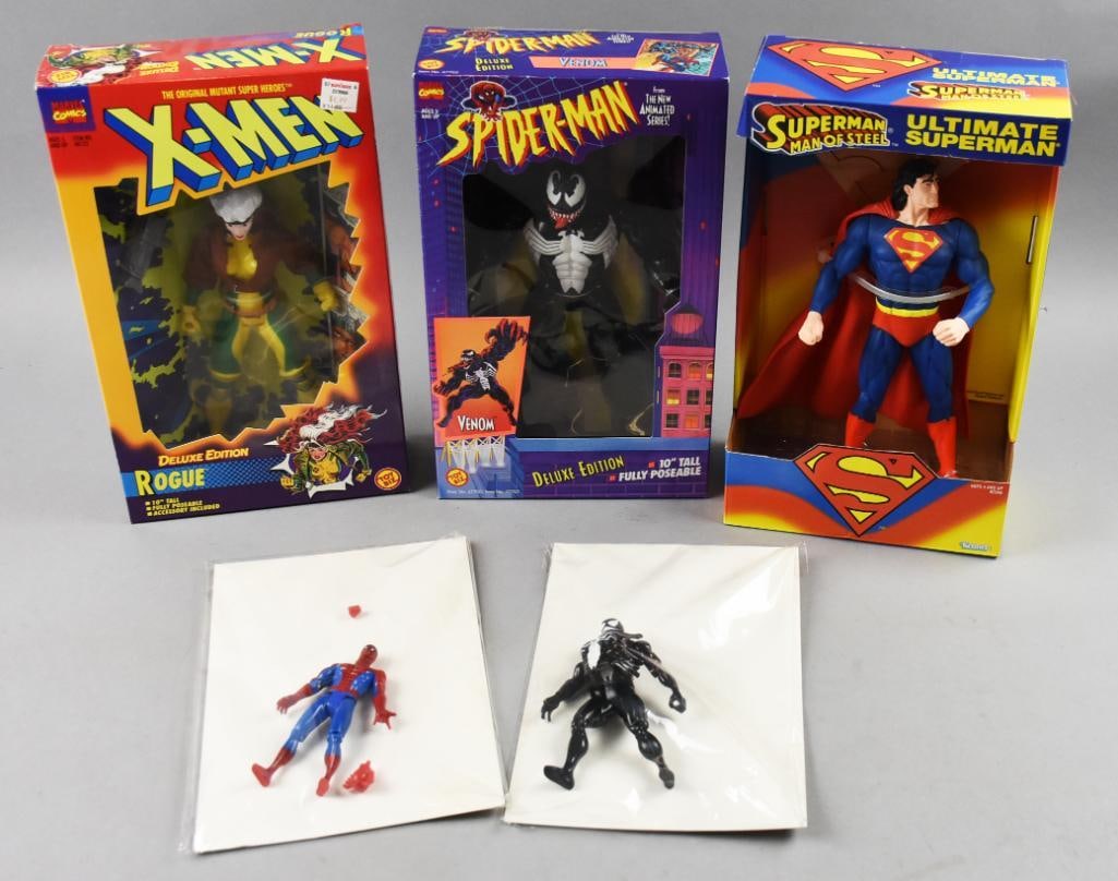 (5) Kenner/Toy Biz Comic Action Figs, Spider-Man PLUS-NOS (1 of 3)