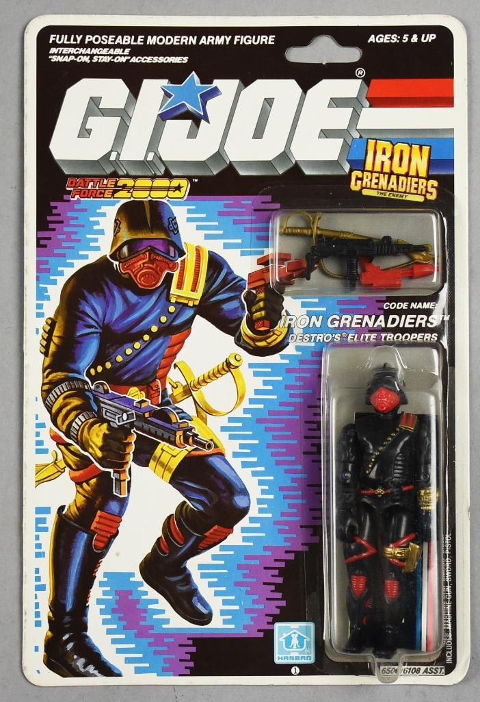 1987 Hasbro GI Joe Iron Grenadiers, Elite-Mint-NOS: 1987 Hasbro GI Joe Iron Grenadiers, Elite Troopers-Mint-NOS.
