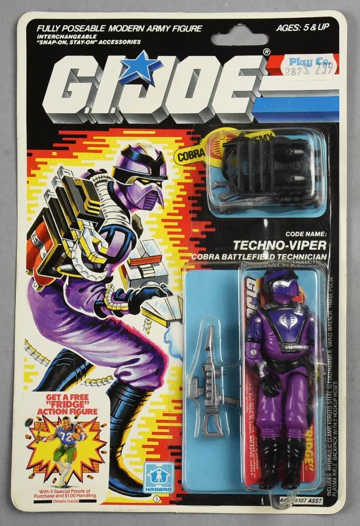 1986 Hasbro GI Joe Techno-Viper Army Figure-MOC-NOS: 1986 Hasbro GI Joe Techno-Viper Army Figure-Mint-NOS.