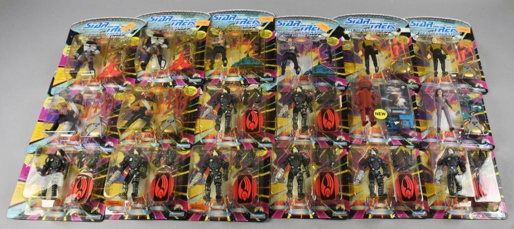 (16) 1992 Playmates Star Trek Next Gen Action Figs-MOC-NOS (1 of 5)