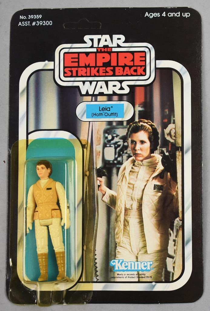 1980 Star Wars Leia Hoth Outfit 41 Back ESP-Unpunched-MOC: 1980 Kenner Star Wars Leia Hoth Outfit 41 Back ESP-Unpunched-MOC. Single owner collection from the largest toy collector on the West Coast.