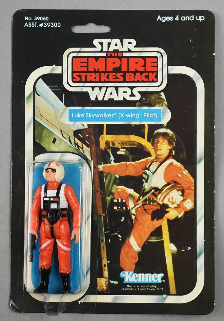 1980 Star Wars Luke Skywalker 41B Empire Strikes Back-MOC: 1980 Kenner Star Wars Luke Skywalker 41 Back Empire Strikes Back-MOC. Single owner collection from the largest toy collector on the West Coast. All toys are a single owner collection. Great piece.