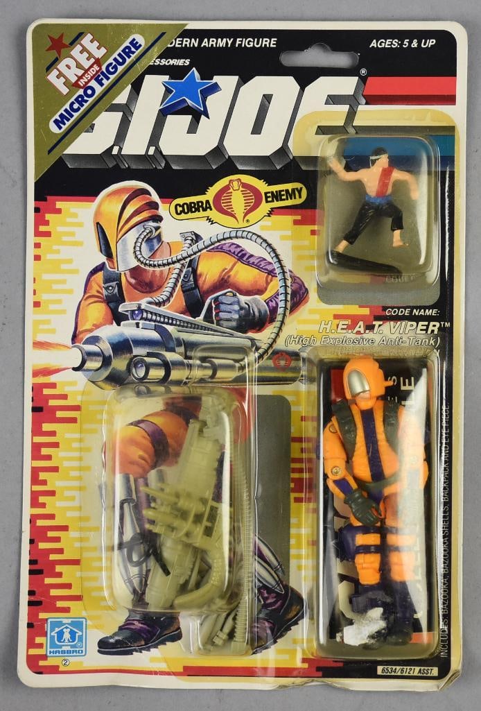 1988 Hasbro GI Joe H.E.A.T. Viper Army Figure-NOS: 1988 Hasbro GI Joe H.E.A.T. Viper Army Figure-NOS. Single owner collection from the largest toy collector on the West Coast.
