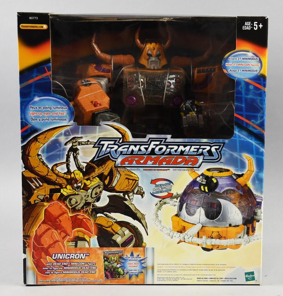 2003 Hasbro Transformers Armada-Unicron-MIB-NOS: 2003 Hasbro Transformers Armada-Unicron-MIB-NOS. Single owner collection from the largest toy collector on the West Coast.