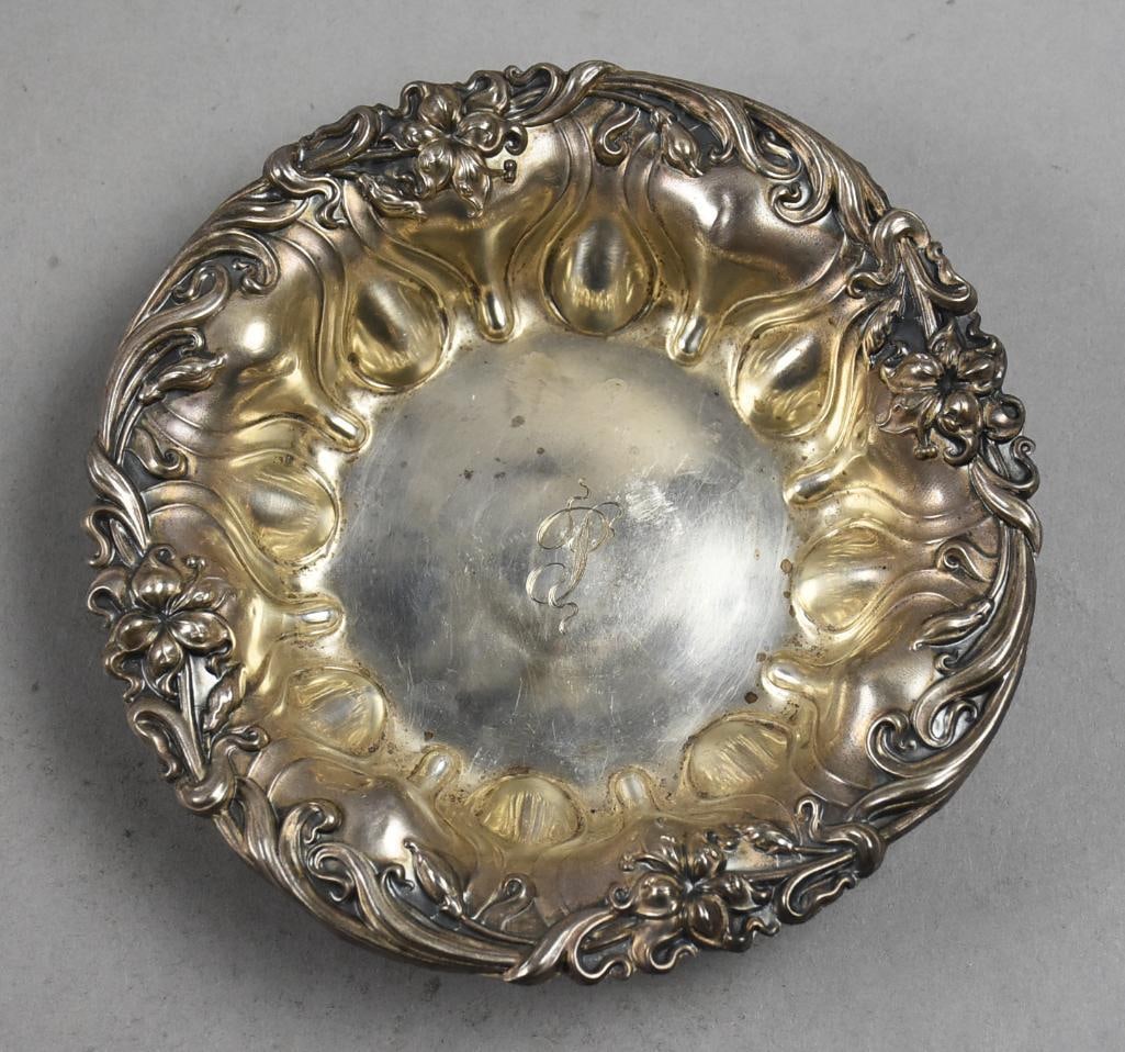 Vintage Meriden Brittania Sterling Bon Bon Dish (1 of 6)