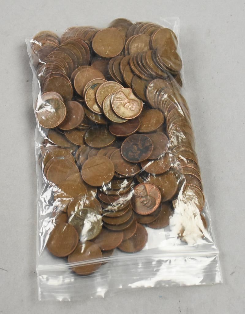 (197) 1920s-50s Lincoln Head Wheat Pennies Bag-Circulated (1 of 4)