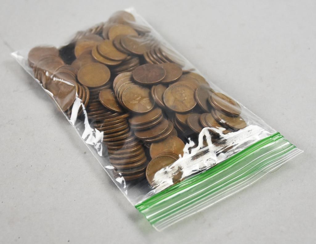 (200) 1920s-50s Lincoln Head Wheat Pennies Bag-Circulated (1 of 5)