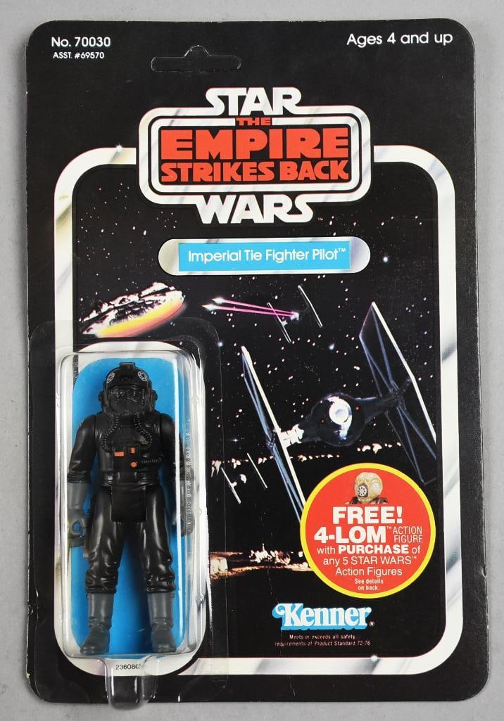 1982 Star Wars Imperial Tie Fighter Pilot 47 Back ESB-MOC-Unpunched (1 of 4)