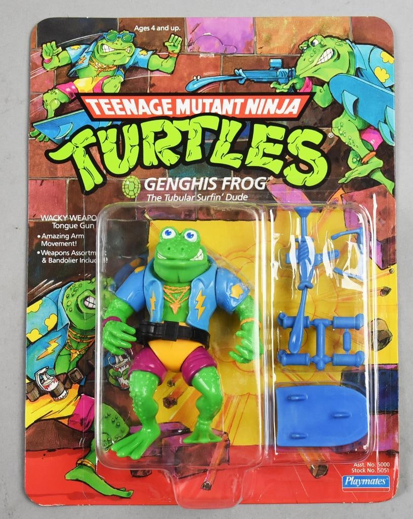 1989 Playmates TMNT Genghis Frog - MIB - NOS: 1989 Playmates TMNT Genghis Frog - MIB - NOS. Single owner collection from the largest toy collector on the West Coast.