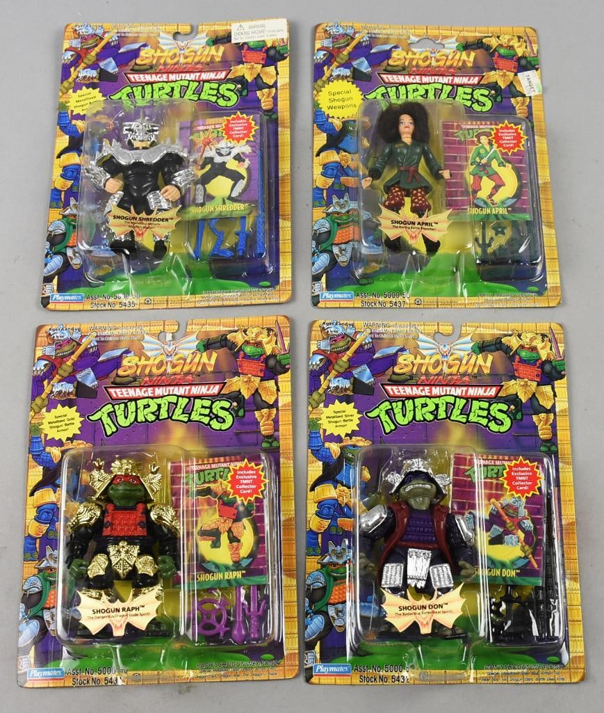 (4) 1994 Playmates TMNT Shogun Action Figures-NOS (1 of 2)