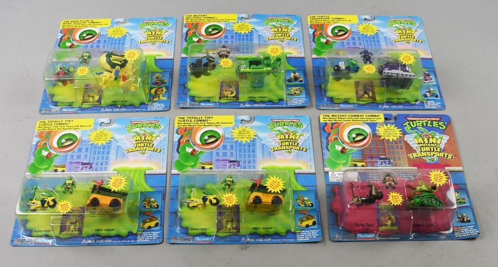 1989 Playmates TMNT Mini Mutant Turtle Transports-MIB-NOS (1 of 2)