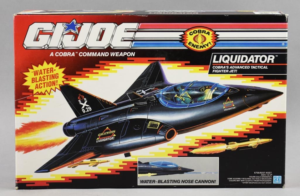 1991 Hasbro GI Joe Liquidator Water Blasting-MIB-NOS: 1991 Hasbro GI Joe Liquidator Water Blasting-MIB-NOS. Single owner collection from the largest toy collector on the West Coast.