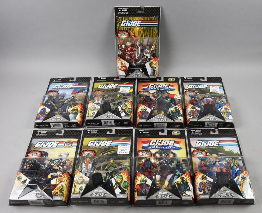 (9) 2005 Hasbro GI Joe Comic Packs-Two Fig Sets- MIP - NOS (1 of 4)