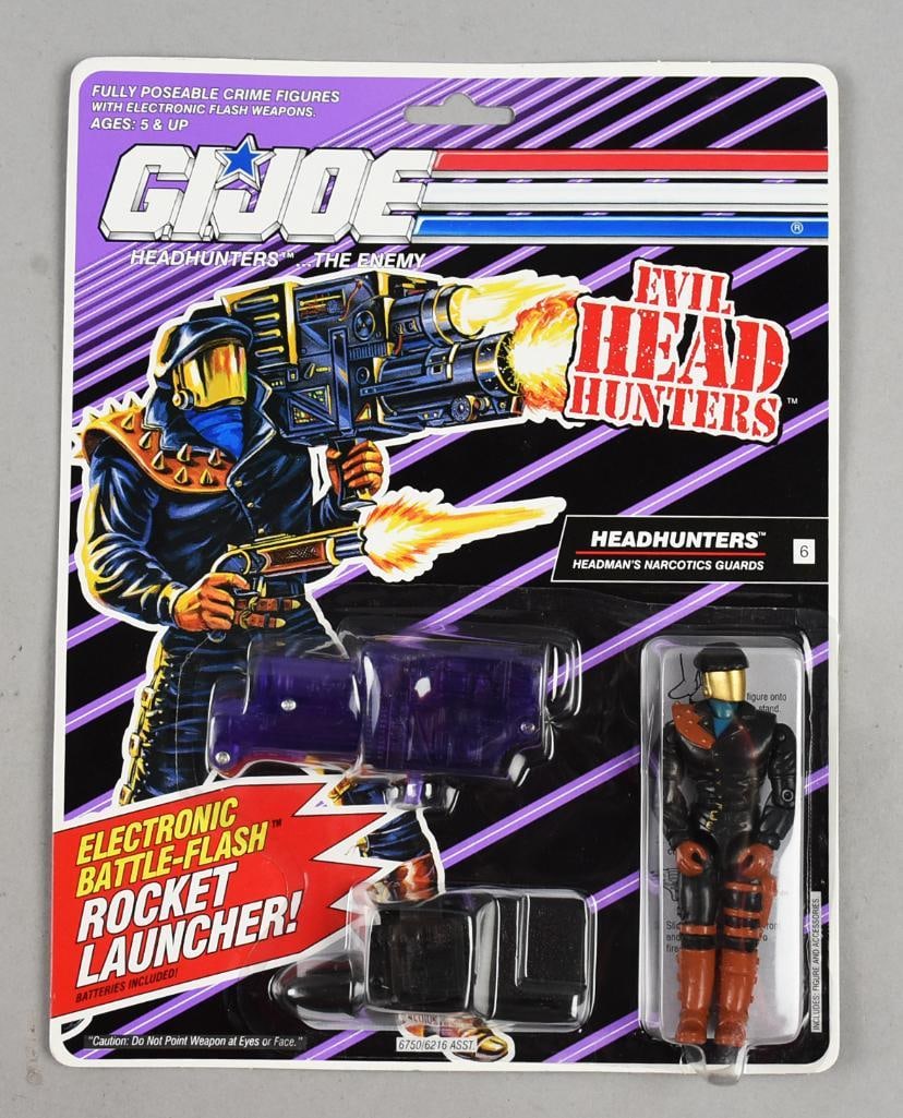 1991 Hasbro GI Joe Headhunter Action Figure, MOC-NOS: 1991 Hasbro GI Joe Headhunter Headman's Narcotics Guard Action Figure, MOC-NOS. Single owner collection from the largest toy collector on the West Coast.