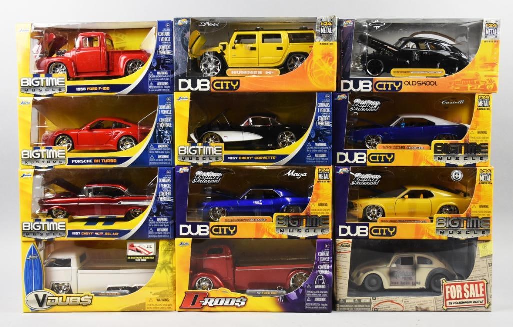 (12) Jada Dub City-Big Time PLUS 1/24 Scale-MIB-NOS (1 of 3)