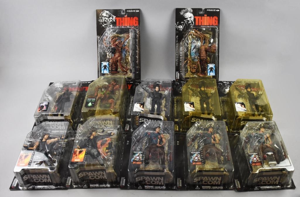 (12) 2000 McFarlane Movie Maniacs 3 Figures-Ship Box-NOS (1 of 5)