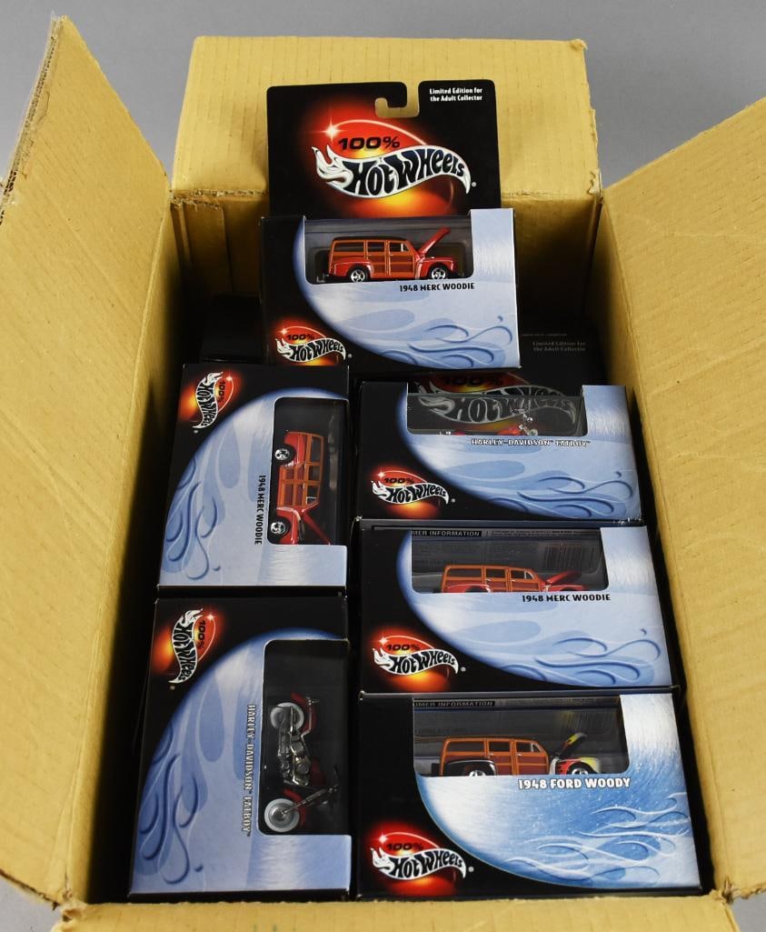(23) Mattel 100% Hot Wheels-Black Box-MIB-NOS: Lot is 23 Mattel 100% Hot Wheels-Black Box-MIB-NOS. Single owner collection from the largest toy collector on the West Coast.