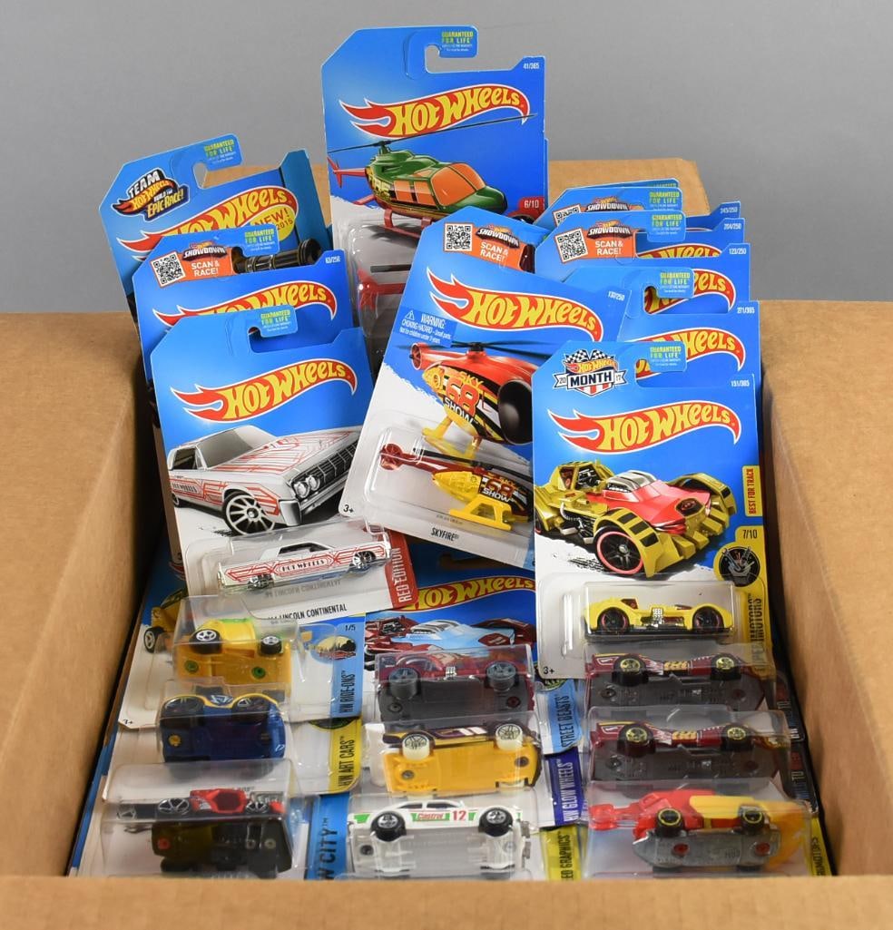 (162) 2015-16 Mattel Hot Wheels Assortment, MOC-NOS (1 of 4)