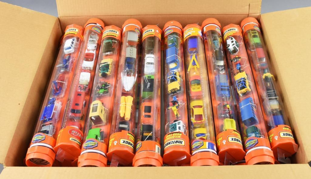 (28) Mattel Matchbox 5 Car Gift Tubes-MIP-NOS (1 of 4)