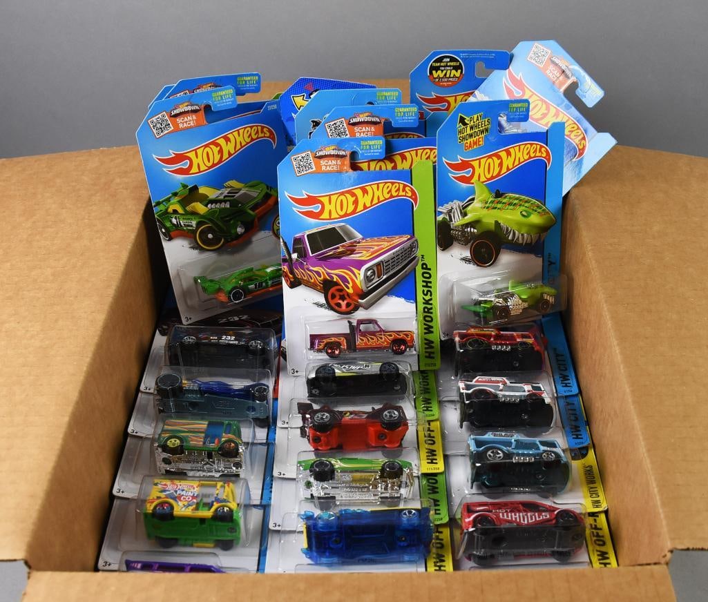 (158) 2013-17 Mattel Hot Wheels Assortment - MOC-NOS (1 of 3)