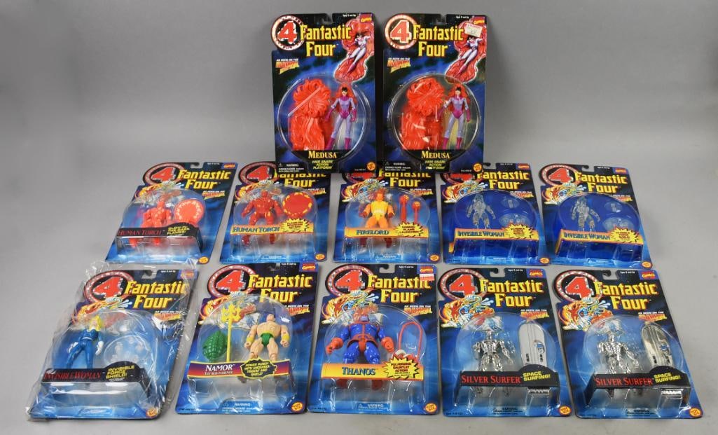 (12) 1994-96 Toy Biz Fantastic Four Action Figs-MOC-NOS (1 of 5)