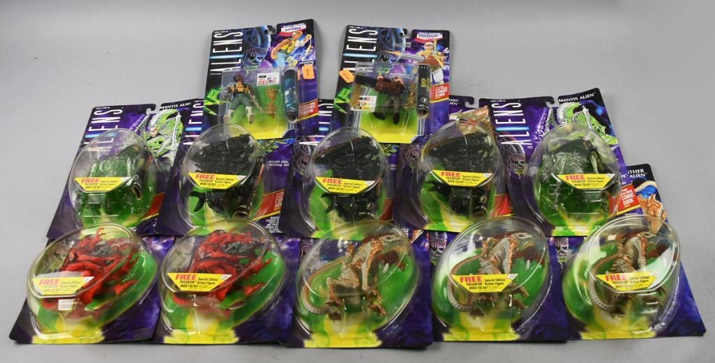 (12) 1992-93 Kenner Aliens Assorted Action Figures-MOC-NOS (1 of 4)
