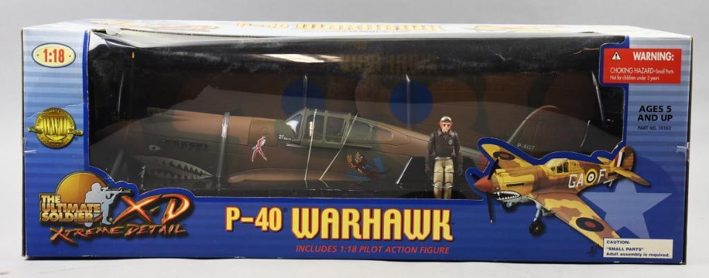 2003 21st Century Toys Ultimate Soldier P-40 Warhawk-NOS (1 of 7)