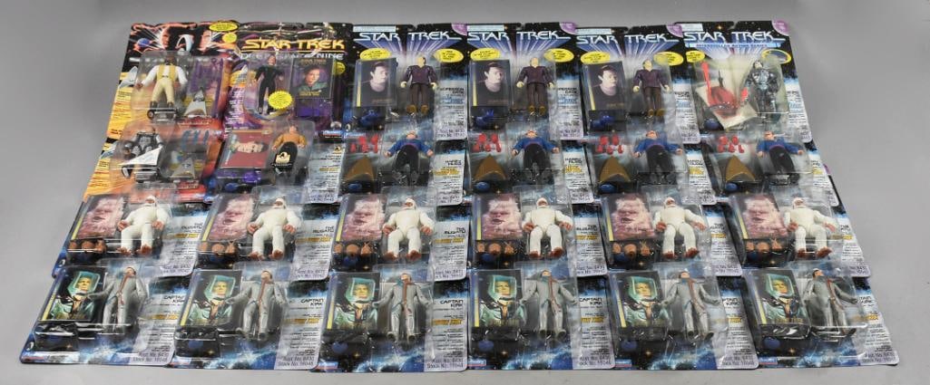 (24) 1993-97 Playmates Star Trek Action Figures, MOC-NOS (1 of 3)