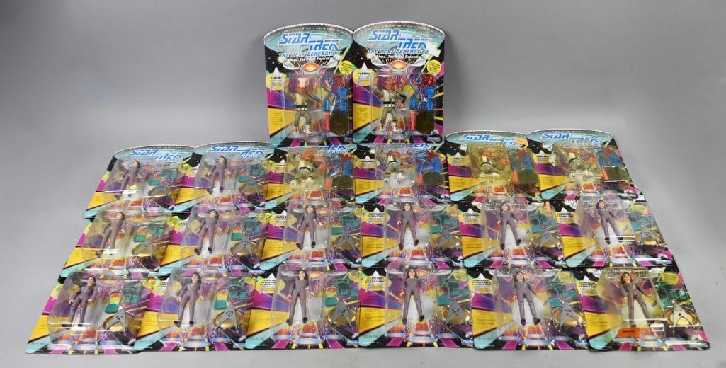 (20) 1992 Playmates Star Trek Next Gen Action Figs-MOC-NOS (1 of 3)