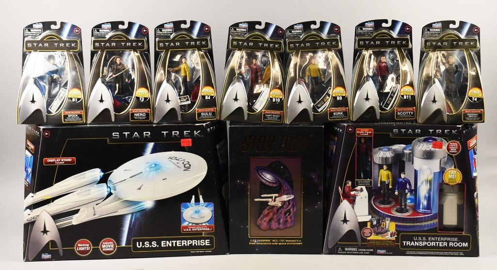 (10) 1995, 2009 Playmates Star Trek Figures/Play Sets-NOS (1 of 4)
