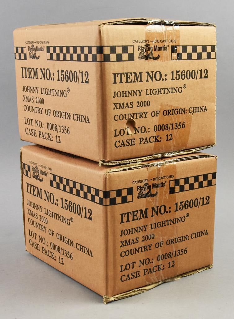 Johnny Lightning Xmas 2000 Die Cast-Factory Shipping Boxes (1 of 4)