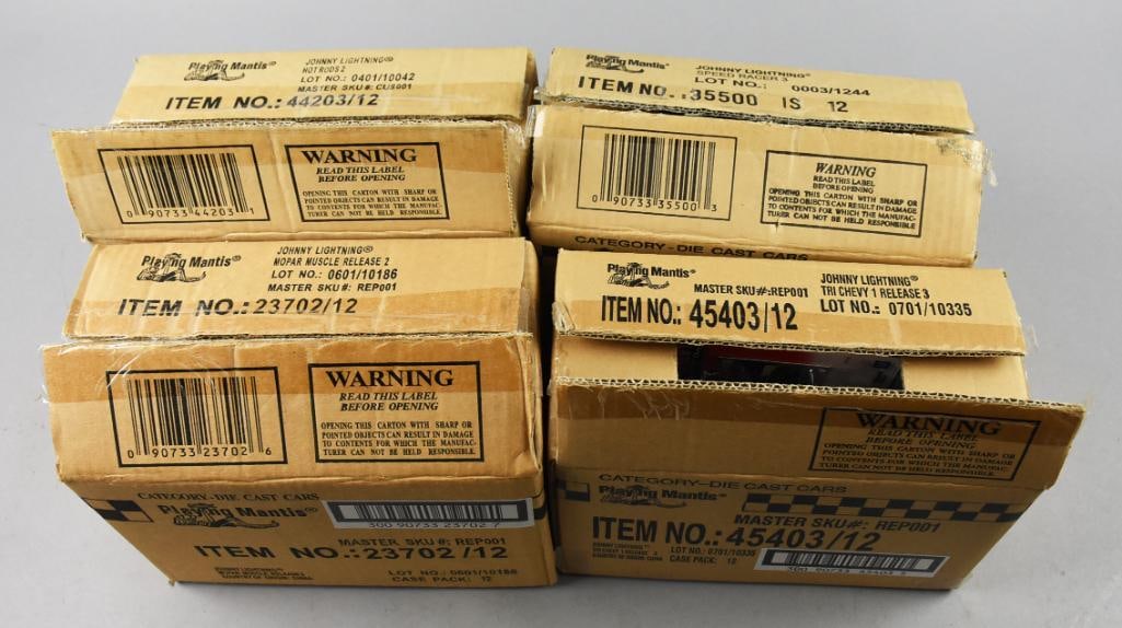 Johnny Lightning Assorted Die Cast Car-Factory Ship Boxes (1 of 7)