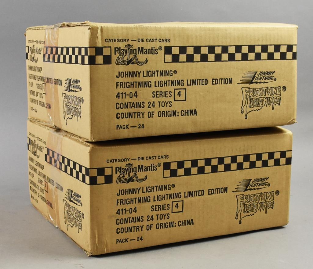(2) Johnny Lightning Frightning Lightning Factory Sealed Cases (1 of 3)