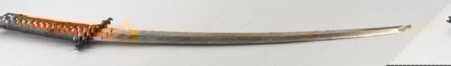 WWII 1941-Shin Gunto Japanese Officer's Katana-Signed
