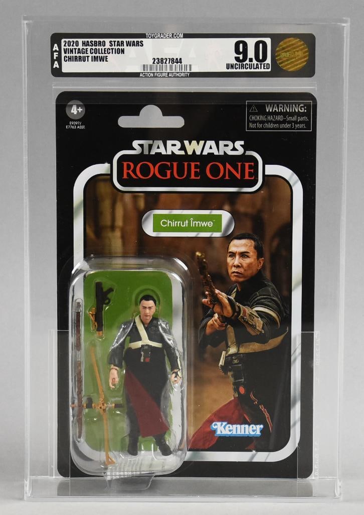 2020 Star Wars Chirrut Imwe AFA Graded-9.0 Uncirculated: Star Wars 2020 Hasbro Chirrut Imwe AFA Graded-9.0 Uncirculated. From the home of a Star Wars super fan!